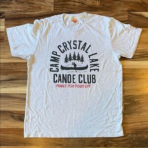 HOMAGE Camp Crystal Lake Friday the 13th movie tee size Large